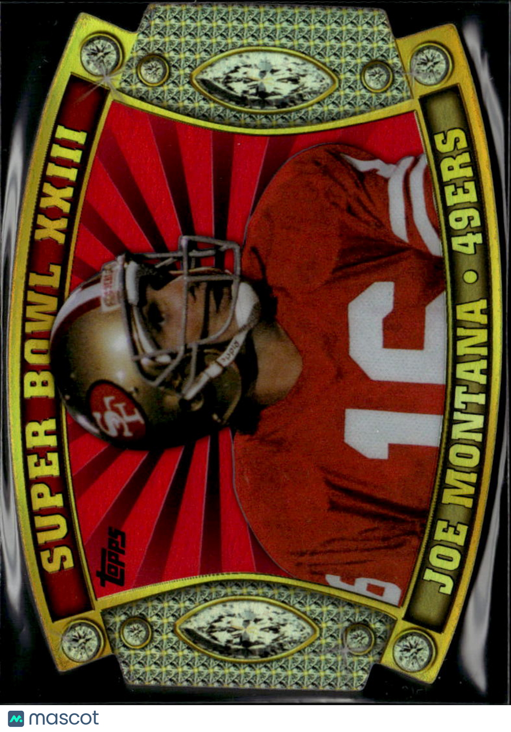 Joe Montana 2011 Topps Super Bowl Legends Die-Cut #SB62 San Francisco 49ers