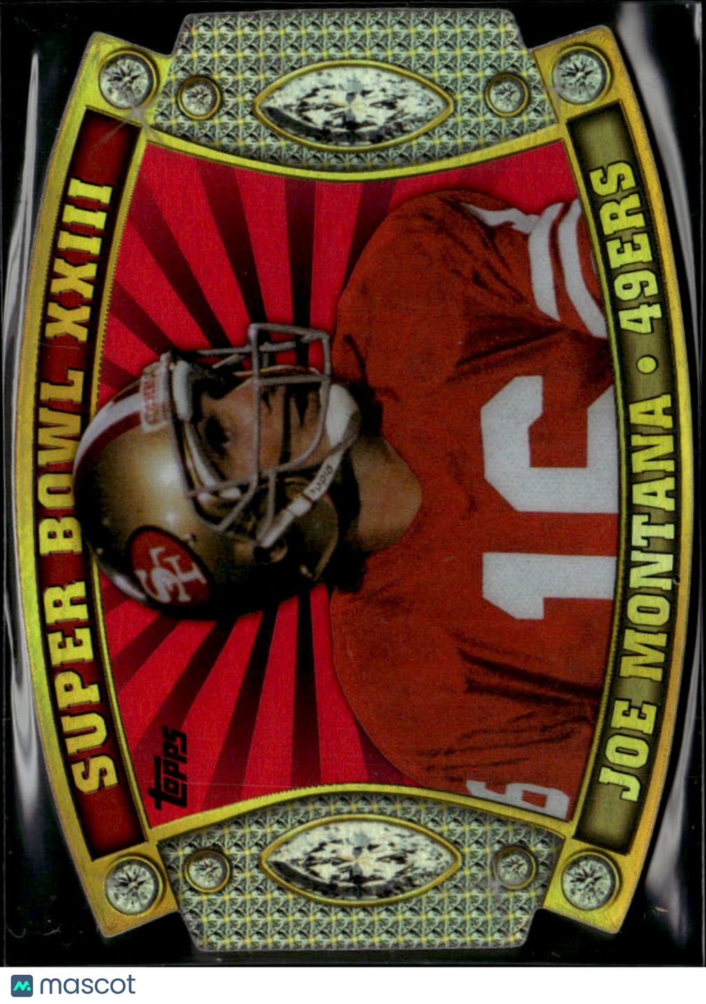 Joe Montana 2011 Topps Super Bowl Legends Die-Cut #SB62 San Francisco 49ers