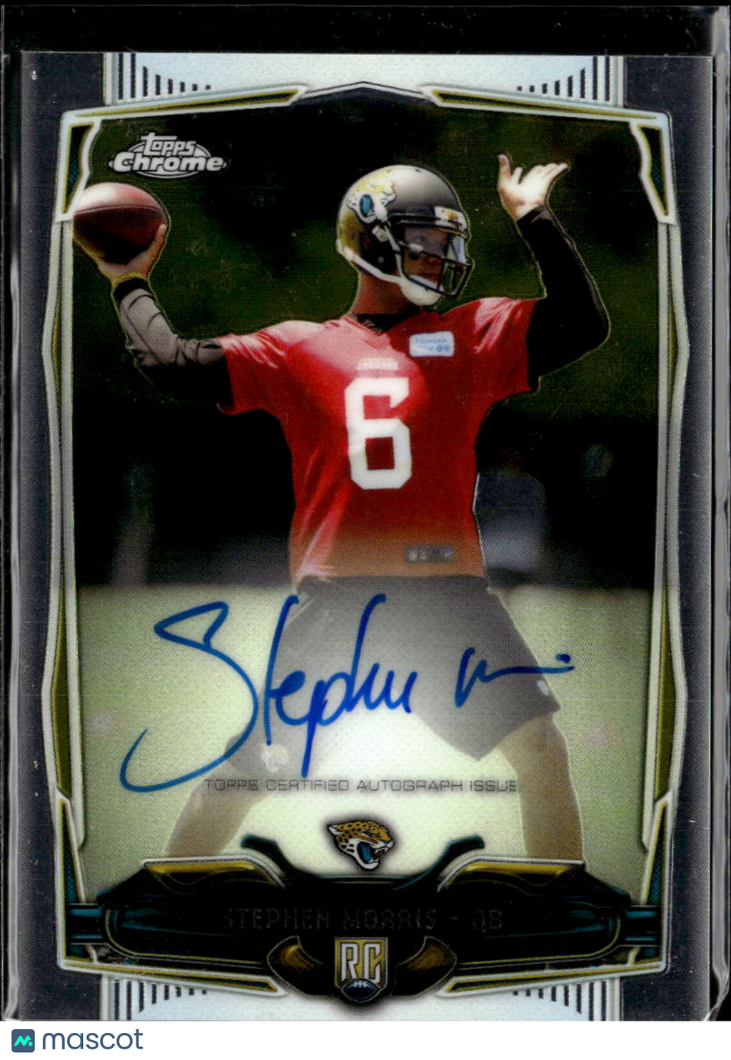 Stephen Morris 2014 Topps Chrome RC Auto Autograph Jacksonville Jaguars
