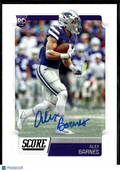 Alex Barnes 2019 Score Auto Autograph RC Kansas State Wildcats