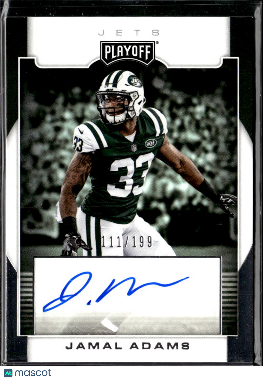 Jamal Adams 2017 Playoff Auto Autograph RC 111/199 New York Jets