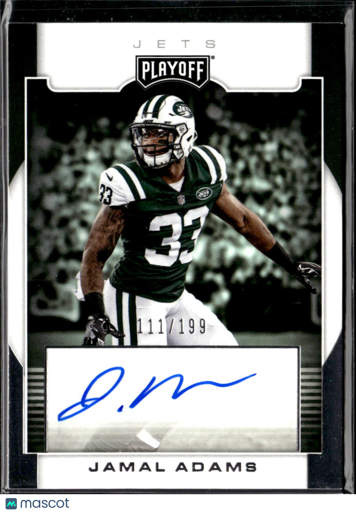 Jamal Adams 2017 Playoff Auto Autograph RC 111/199 New York Jets