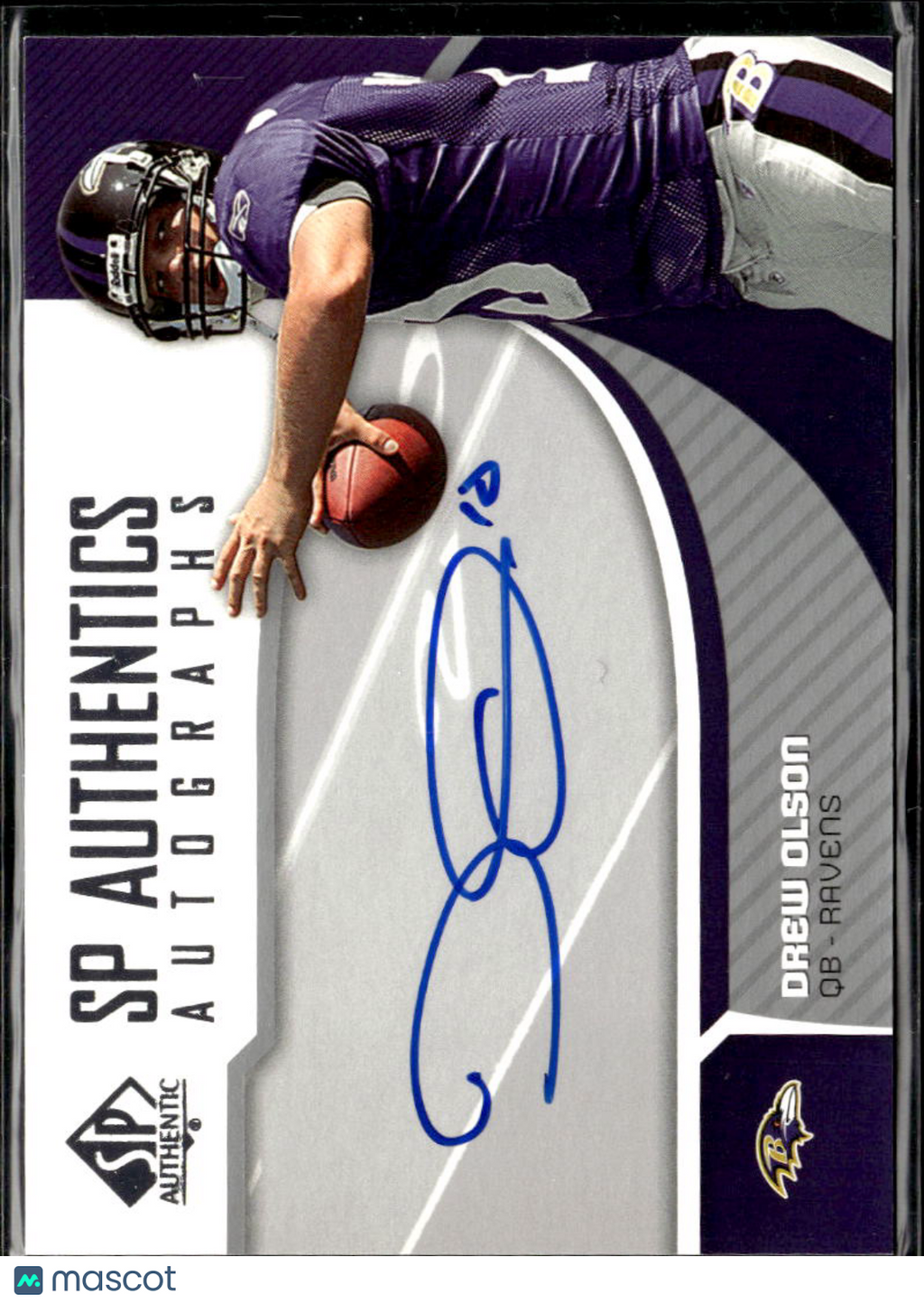 Drew Olson 2006 SP Authentic Auto Autograph RC Baltimore Ravens