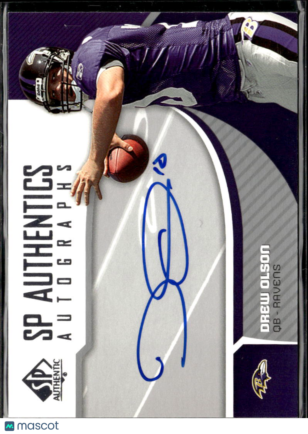 Drew Olson 2006 SP Authentic Auto Autograph RC Baltimore Ravens