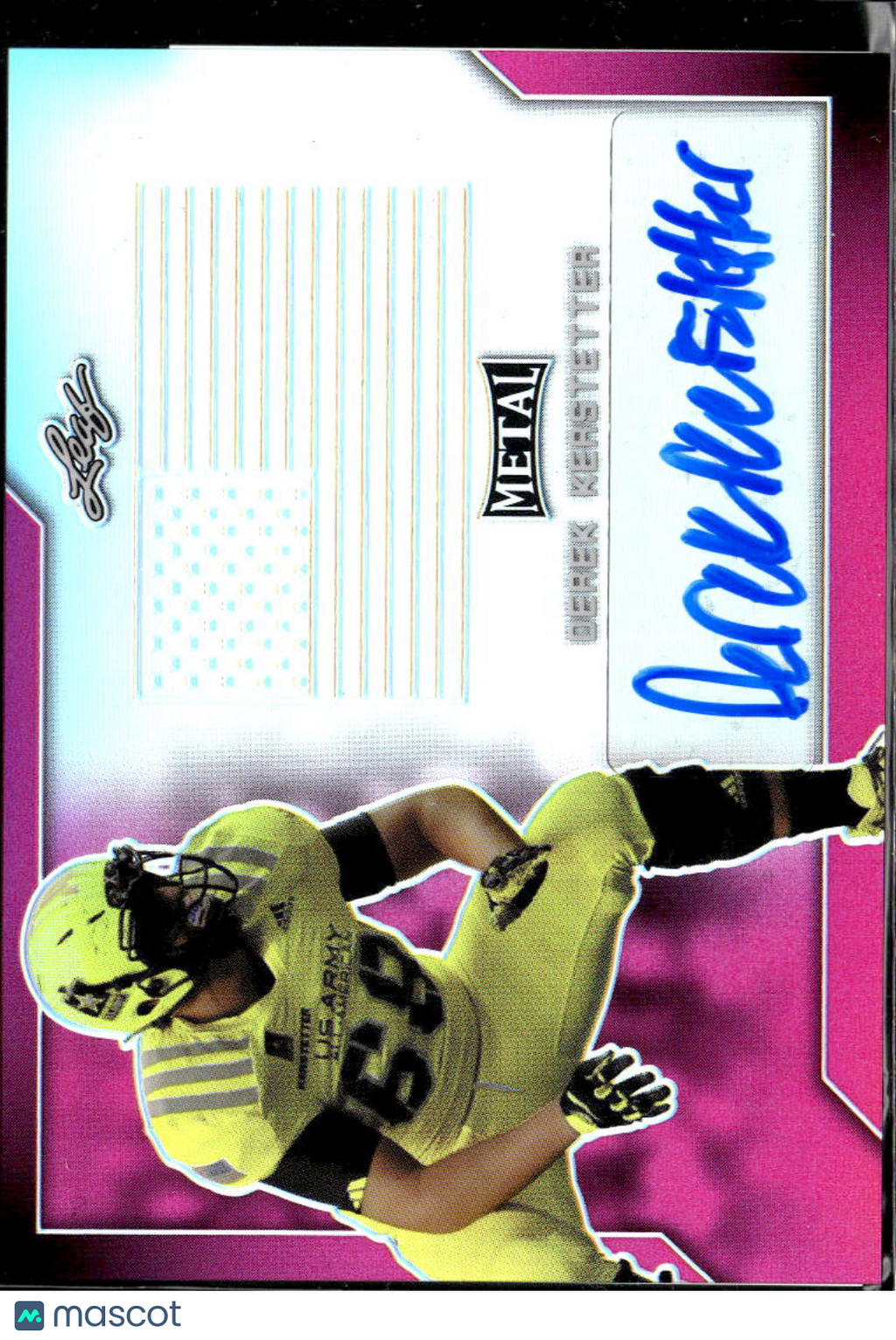 Derek Kerstetter 2017 Leaf Metal U.S. Auto Autograph RC Texas Longhorns 1/1