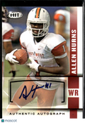 Allen Hurns 2014 SAGE HIT Auto Autograph RC Miami Hurricanes