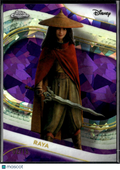Raya 2025 Topps Chrome Sapphire Disney Purple Refractor 2/15 #192