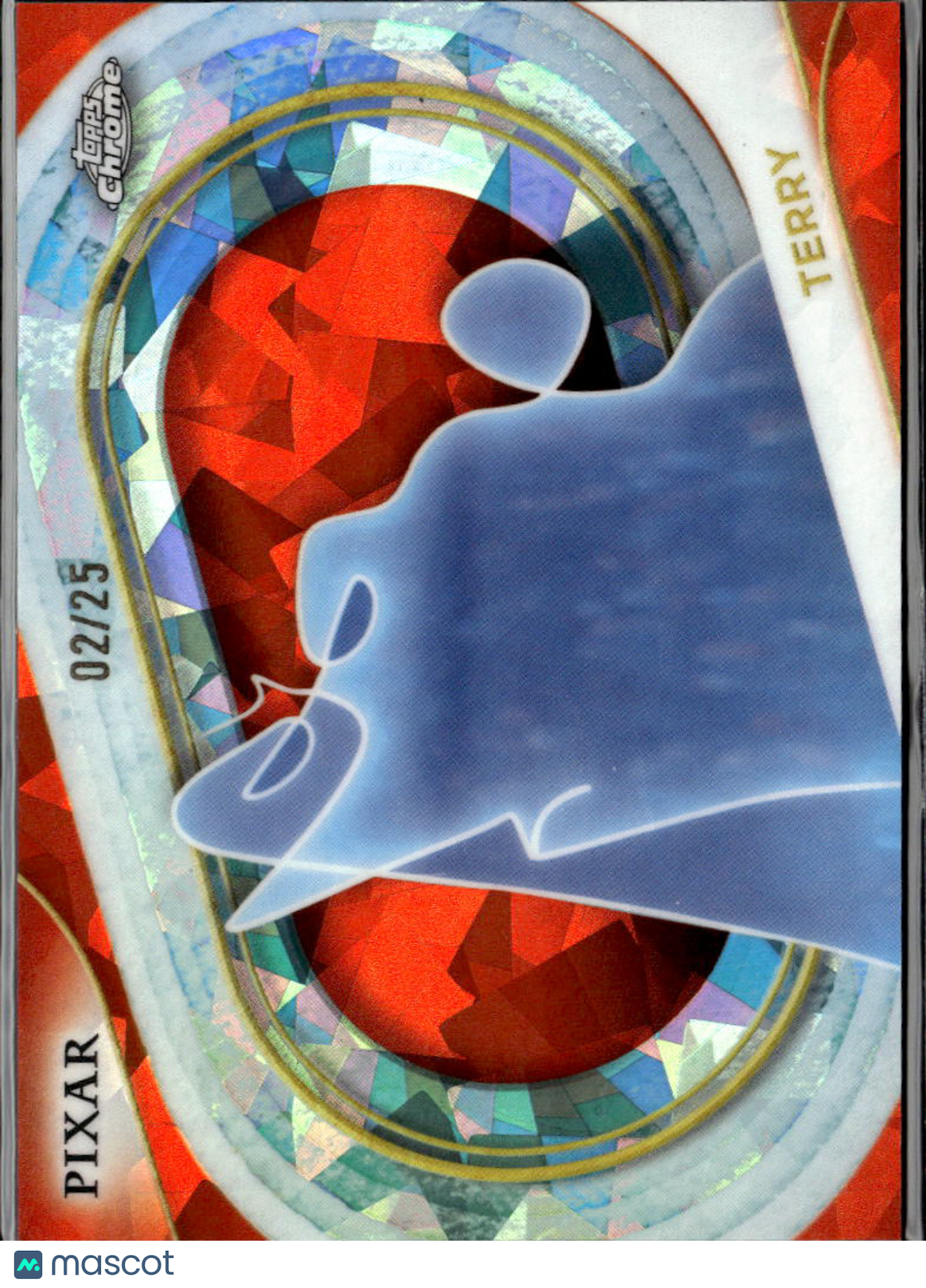 Terry 2025 Topps Chrome Sapphire Disney Orange Refractor 2/25 #39