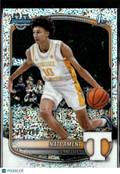 Nate Ament 2025 Bowman Chrome 1st Speckle Refractor /299 Tennessee Volunteers