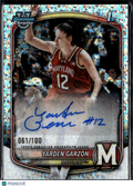 Yarden Garzon 2025 Bowman Chrome 1st Auto Autograph RC 61/100 Maryland Terrapins