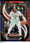 Stephon Castle 2024-25 Select Red White Blue Prizm Rookie RC San Antonio Spurs