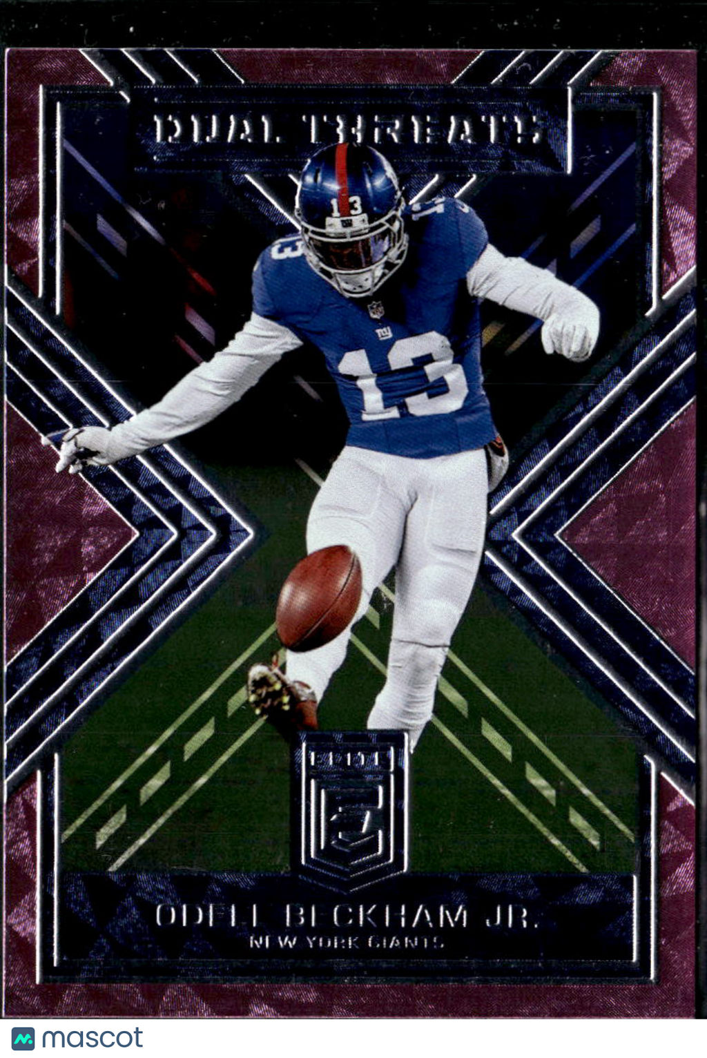 Odell Beckham Jr. 2018 Elite Dual Threats Pink New York Giants