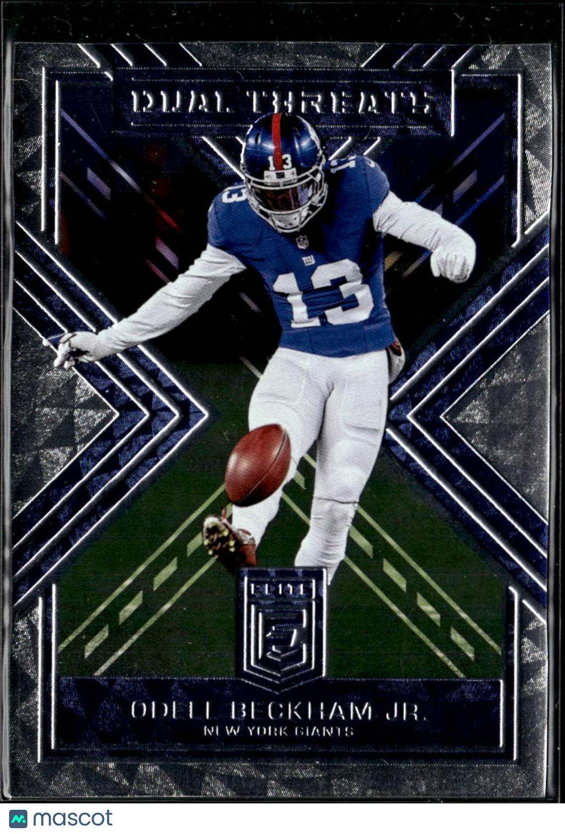 Odell Beckham Jr. 2018 Elite Dual Threats Silver /299 New York Giants