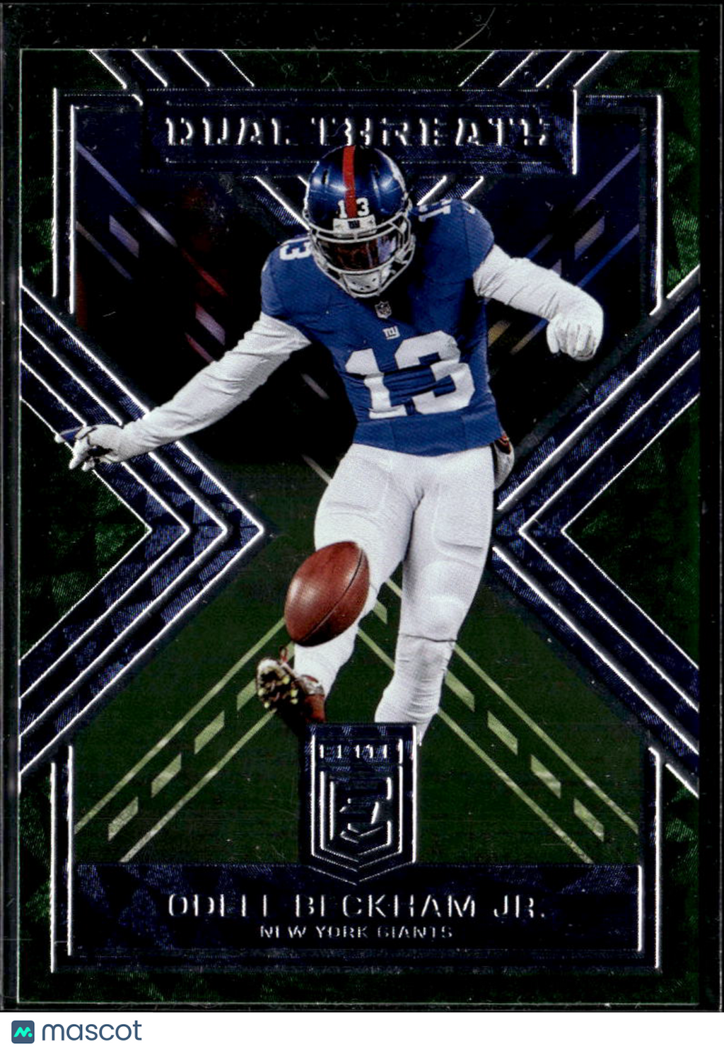 Odell Beckham Jr. 2018 Elite Dual Threats Green New York Giants