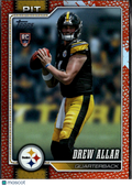 Drew Allar 2026 Topps Orange Leather Rookie RC 20/25 Pittsburgh Steelers