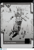 Allen Hurns 2017 Plates & Patches Printing Plate Black 1/1 Jacksonville Jaguars