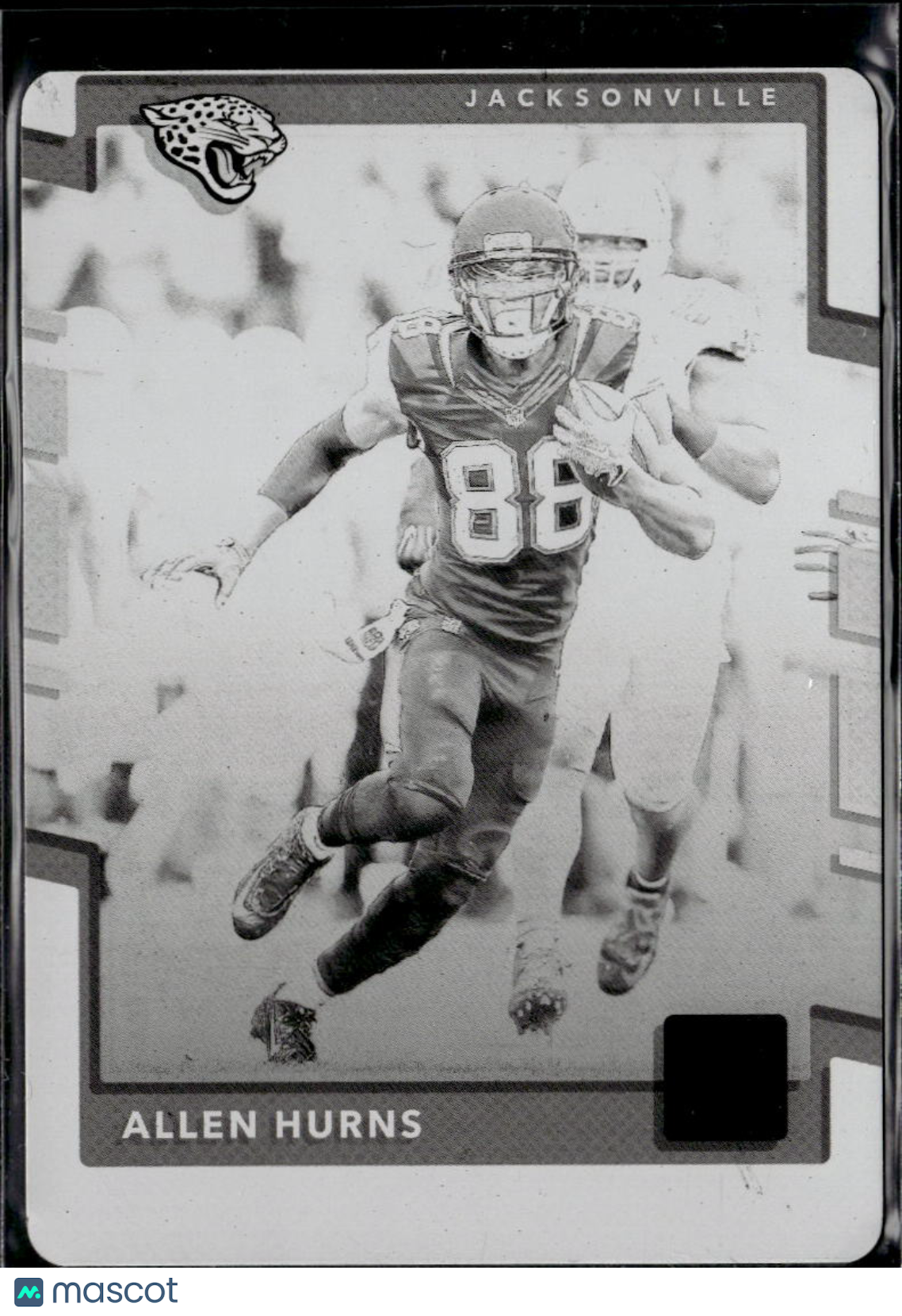 Allen Hurns 2017 Plates & Patches Printing Plate Black 1/1 Jacksonville Jaguars