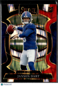 Jaxson Dart 2025 Select Concourse Red White Blue RC New York Giants