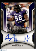 Jerry Hughes 2010 SPx Auto Autograph RC 85/140 TCU Horned Frogs