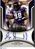 Jerry Hughes 2010 SPx Auto Autograph RC 86/140 TCU Horned Frogs