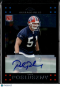 Paul Posluszny 2007 Topps Chrome Auto Autograph RC Buffalo Bills