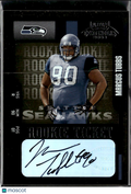 Marcus Tubbs 2004 Contenders Auto Autograph RC Longhorns Seattle Seahawks