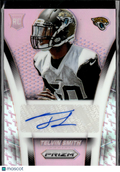 Telvin Smith 2014 Prizm Auto Autograph RC Pink Ribbon /100 Jacksonville Jaguars