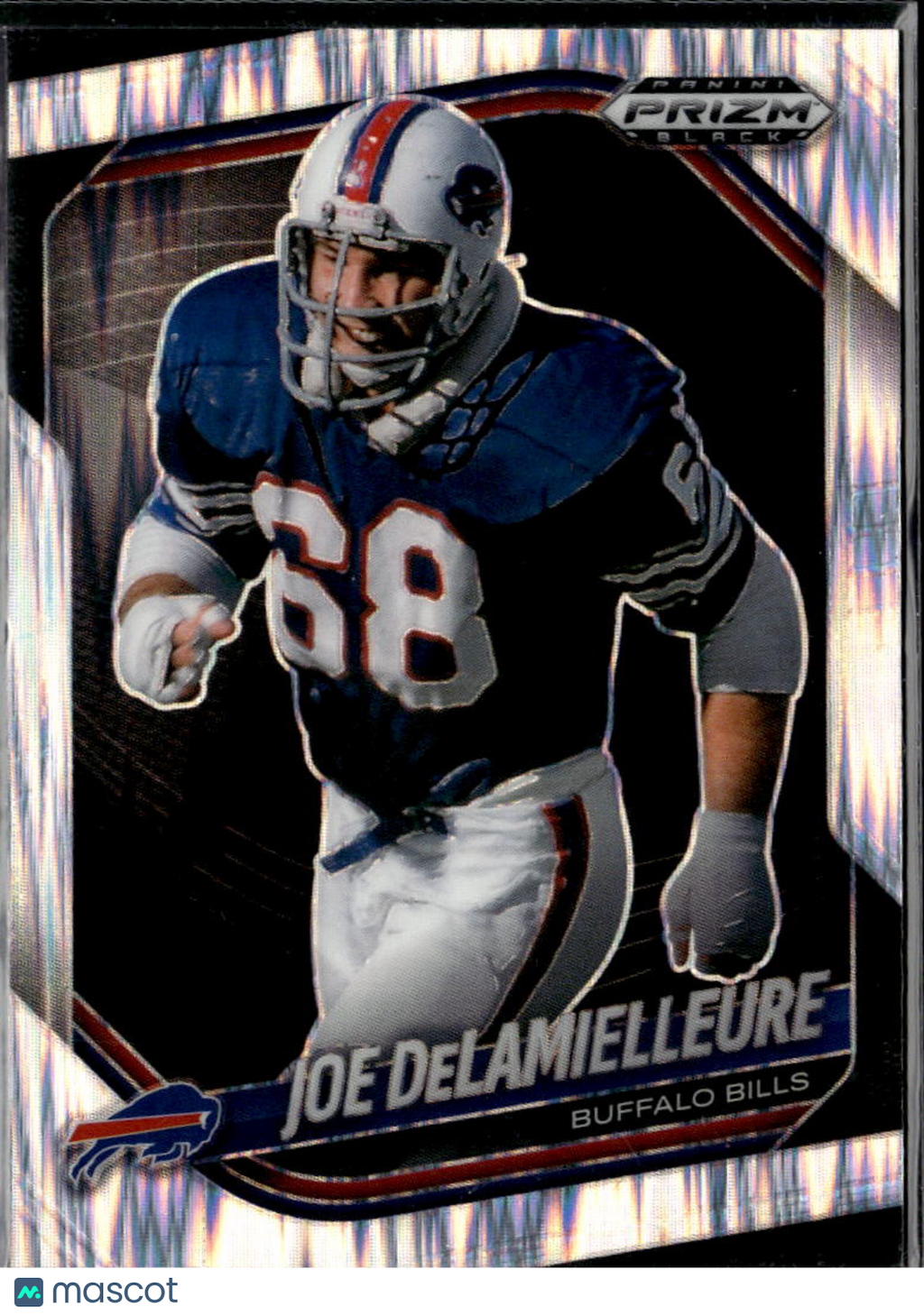 Joe DeLamielleure 2025 Prizm Black Shock 69/249 Buffalo Bills