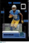 Isaiah Spiller 2023 Clearly Donruss Auto Autograph RC /175 Los Angeles Chargers