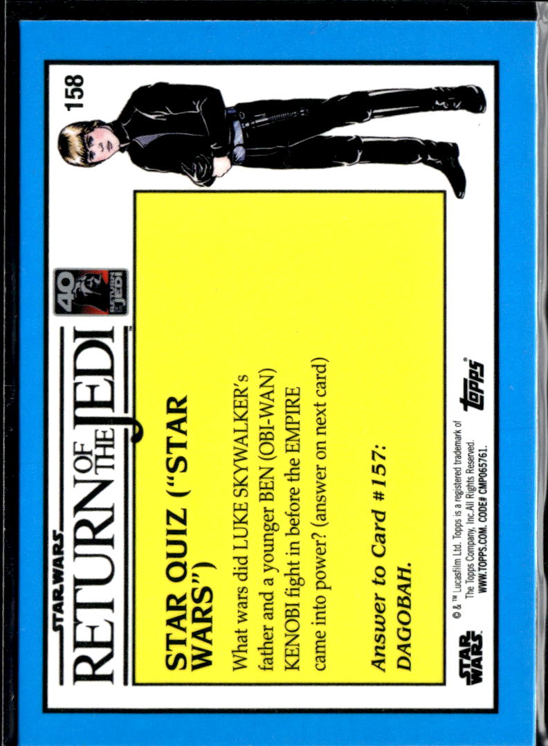2023 Topps Star Wars Return of the Jedi 40th Anniversary #158