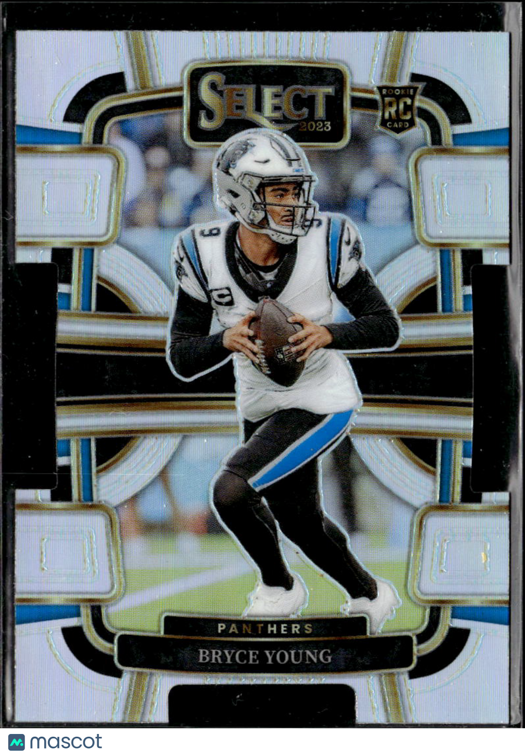 Bryce Young 2023 Select Silver Prizm Die-Cut Rookie RC Carolina Panthers