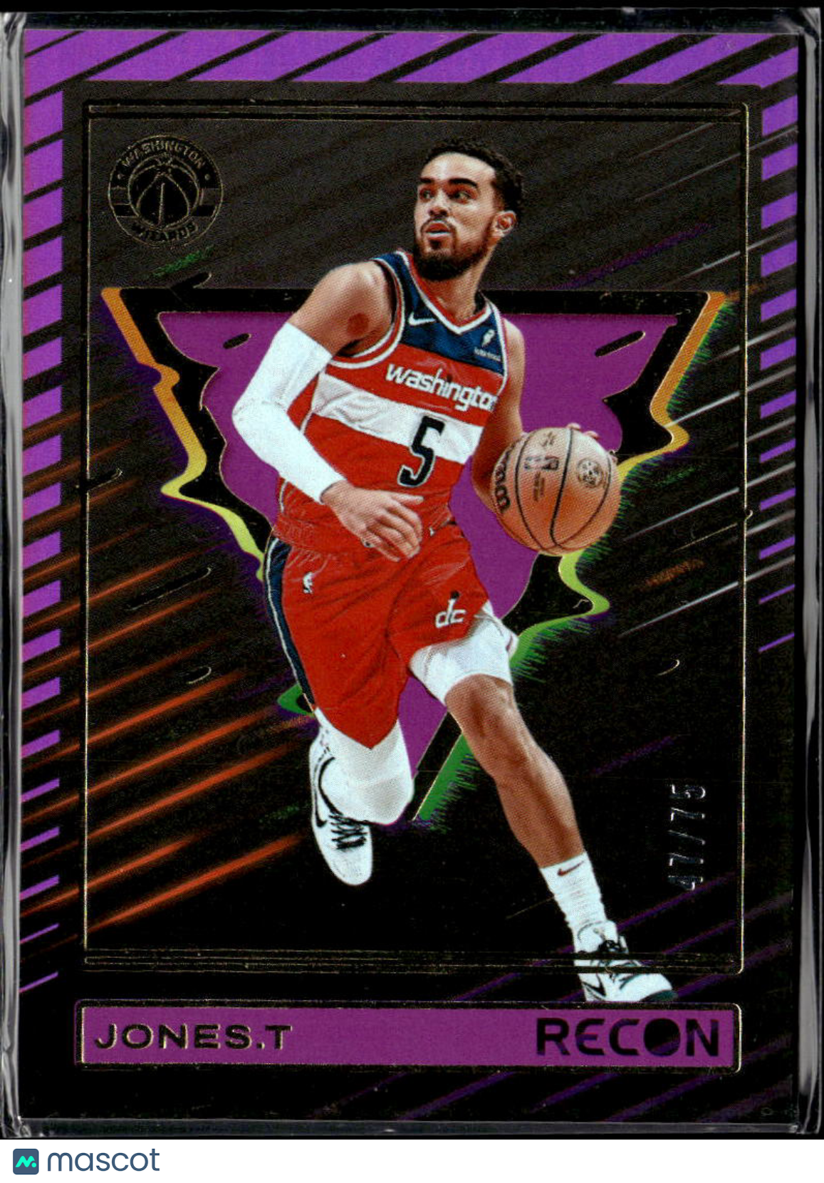 Tyus Jones 2024 Panini Recon Purple /75 Washington Wizards