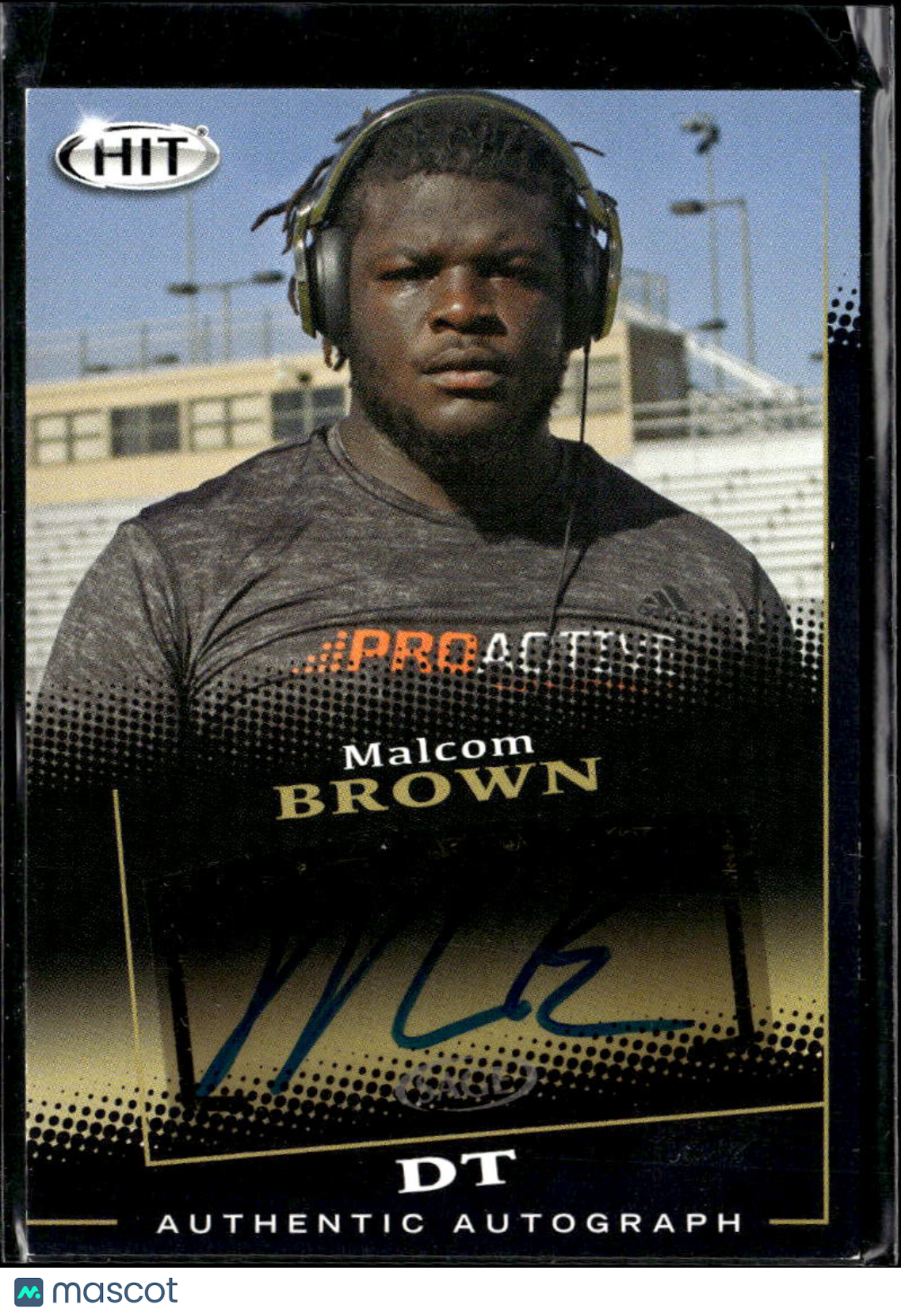 Malcom Brown 2015 SAGE HIT Auto Autograph RC Texas Longhorns