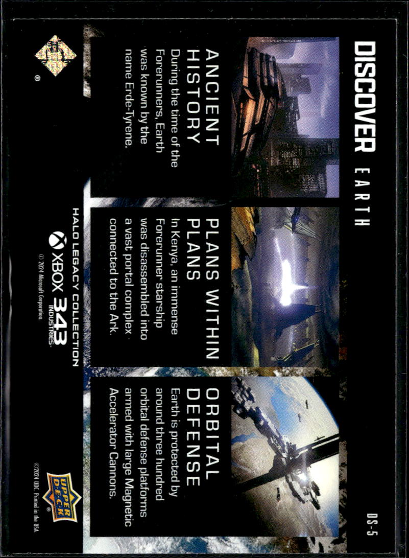 Earth 2024 Upper Deck Halo Legacy Collection Discover #DS-5