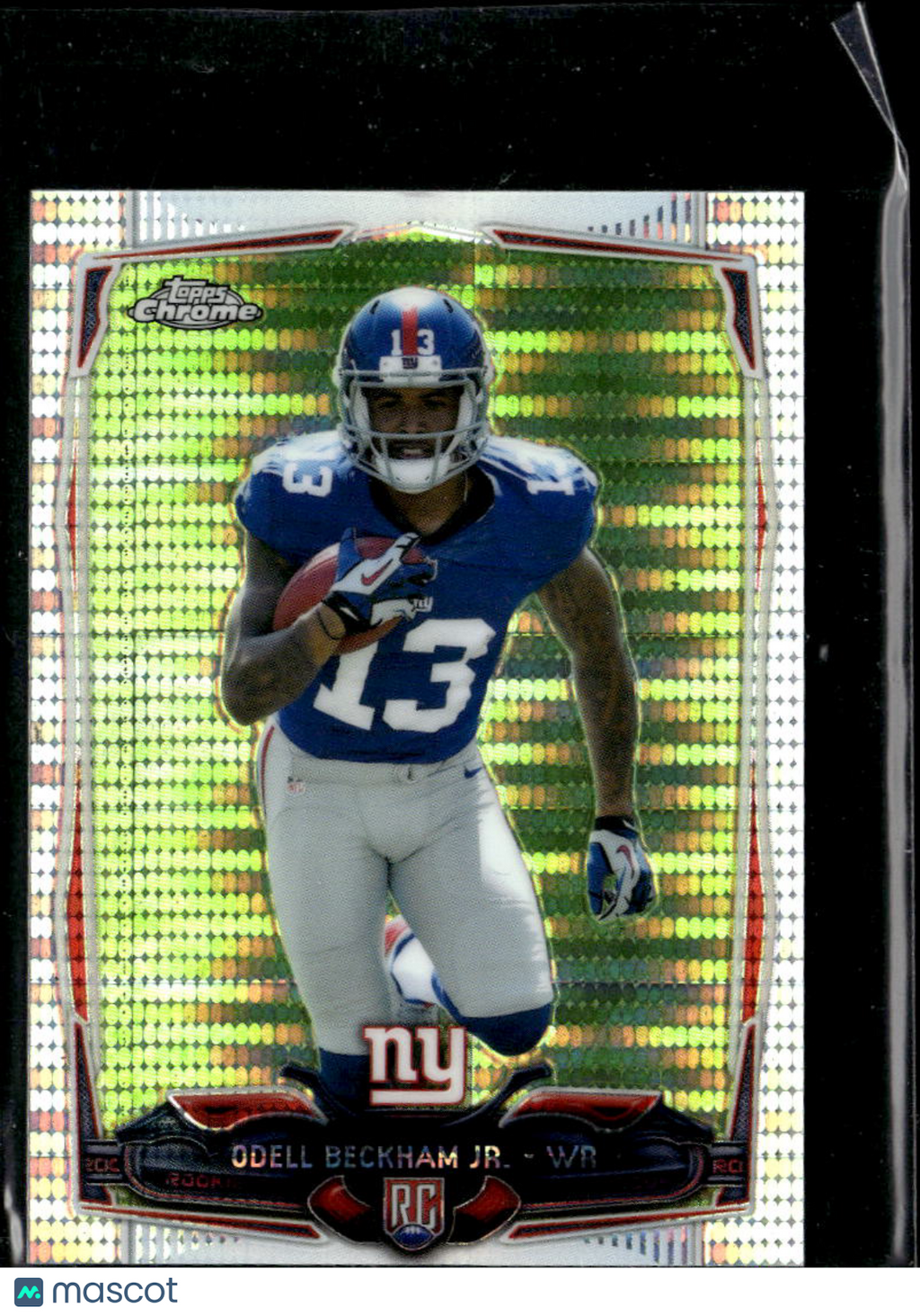 Odell Beckham Jr. 2014 Topps Chrome Mini Pulsar Refractor RC 37/102 Giants