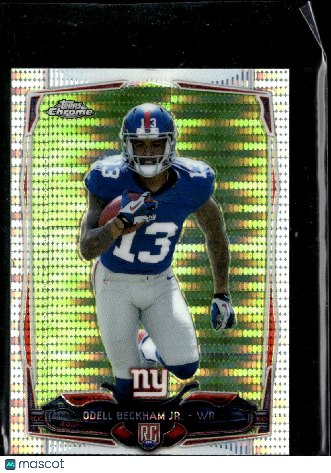Odell Beckham Jr. 2014 Topps Chrome Mini Pulsar Refractor RC 37/102 Giants
