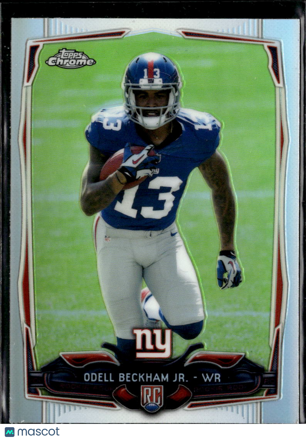 Odell Beckham Jr. 2014 Topps Chrome Refractor Rookie RC New York Giants