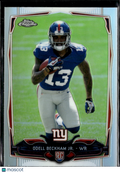 Odell Beckham Jr. 2014 Topps Chrome Refractor Rookie RC New York Giants