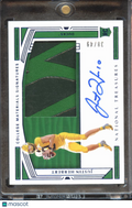 Justin Herbert 2020 National Treasures Auto Autograph Patch RC 38/49 Oregon
