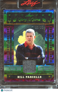 Bill Parcells 2025 Leaf Glory of the Game Used Jacket Patch Patriots 3/15