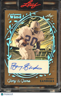 Barry Sanders 2020 Leaf Glory of the Game Auto Autograph 16/25 Detroit Lions