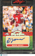 Dilin Jones 2025 Leaf Glory of the Game Auto Autograph 94/99 Wisconsin Badgers