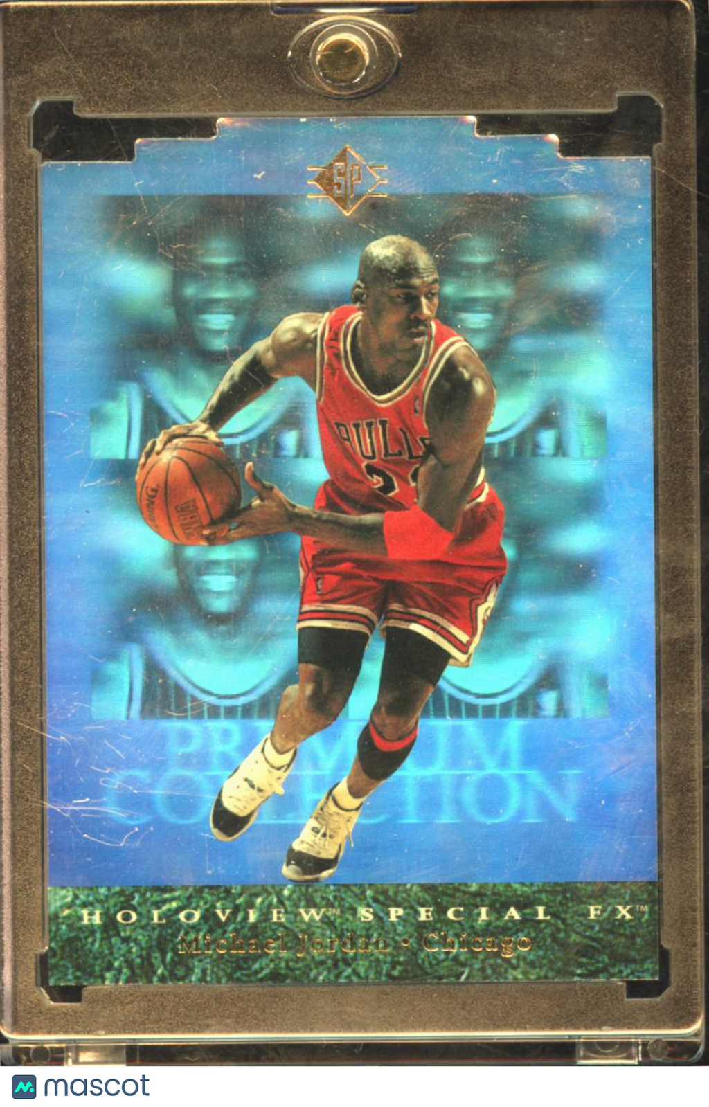 Michael Jordan 1995-96 SP Premium Holoview Special FX Die-Cut #5 Chicago Bulls