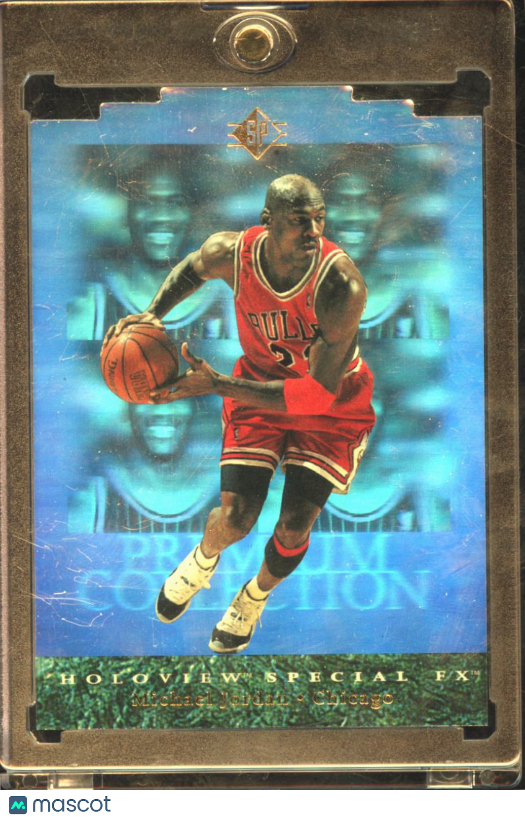 Michael Jordan 1995-96 SP Premium Holoview Special FX Die-Cut #5 Chicago Bulls