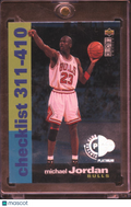 Michael Jordan 1995 Upper Deck Collector's Choice Player's Club Platinum Bulls