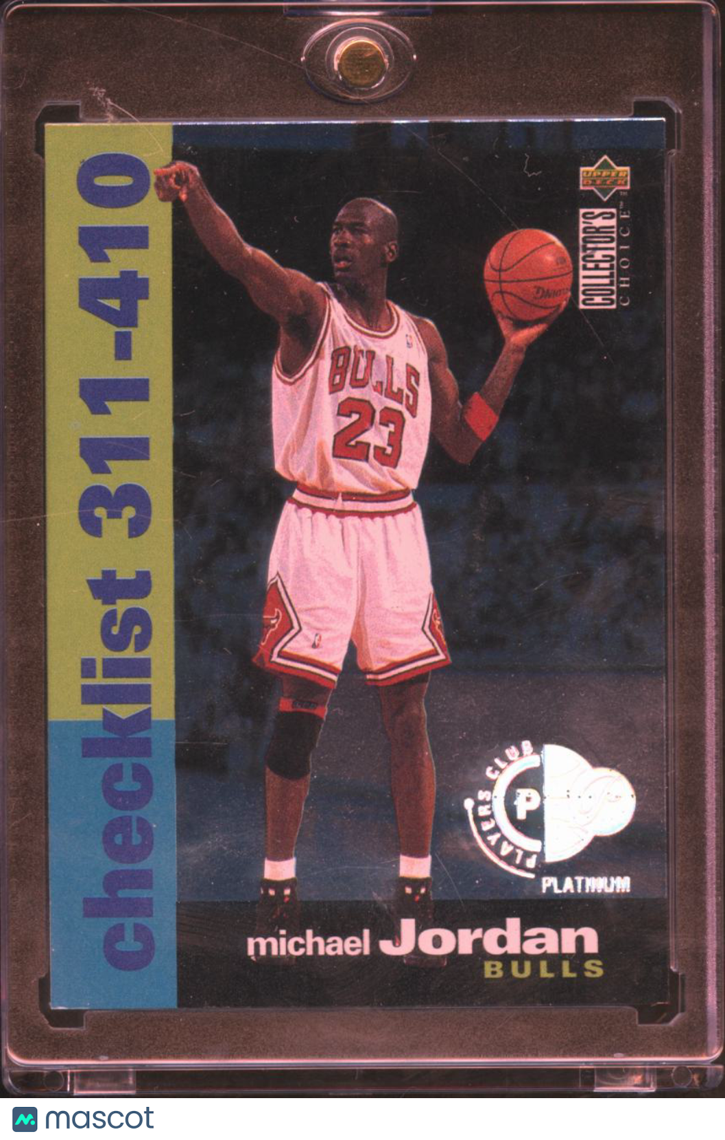 Michael Jordan 1995 Upper Deck Collector's Choice Player's Club Platinum Bulls