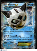 Glalie EX 2015 BREAKthrough Holo Ultra Rare #34/162