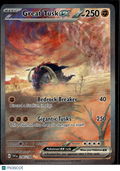 Great Tusk EX 2023 Scarlet & Violet Holo Secret Rare SAR #246/198
