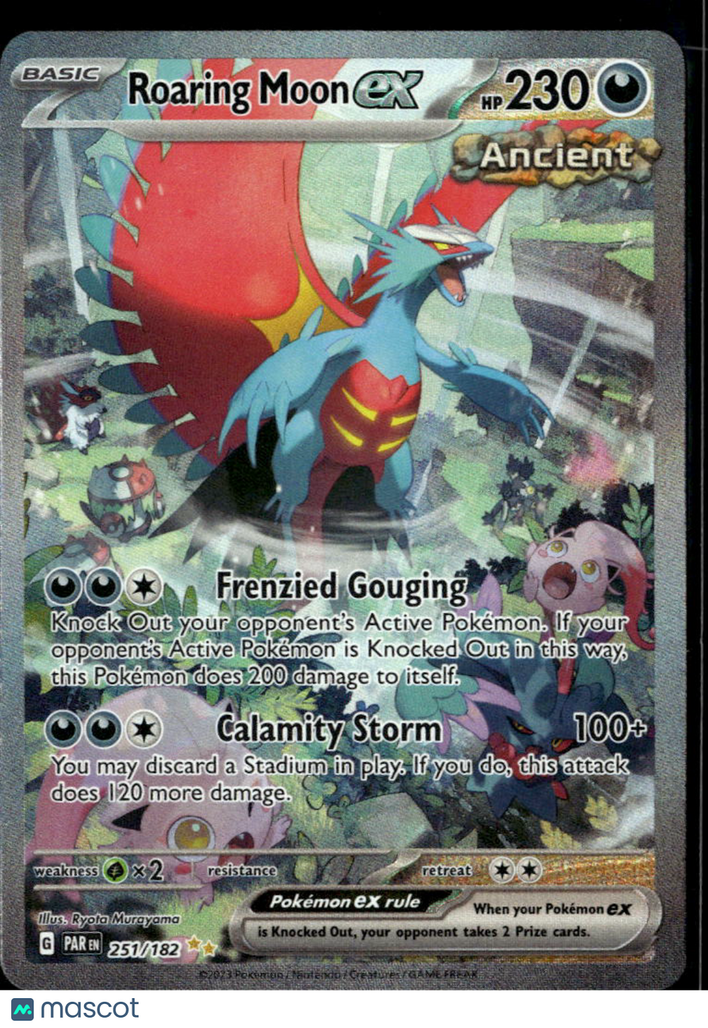 Roaring Moon EX 2023 Paradox Rift Holo Secret Rare SAR #251/182