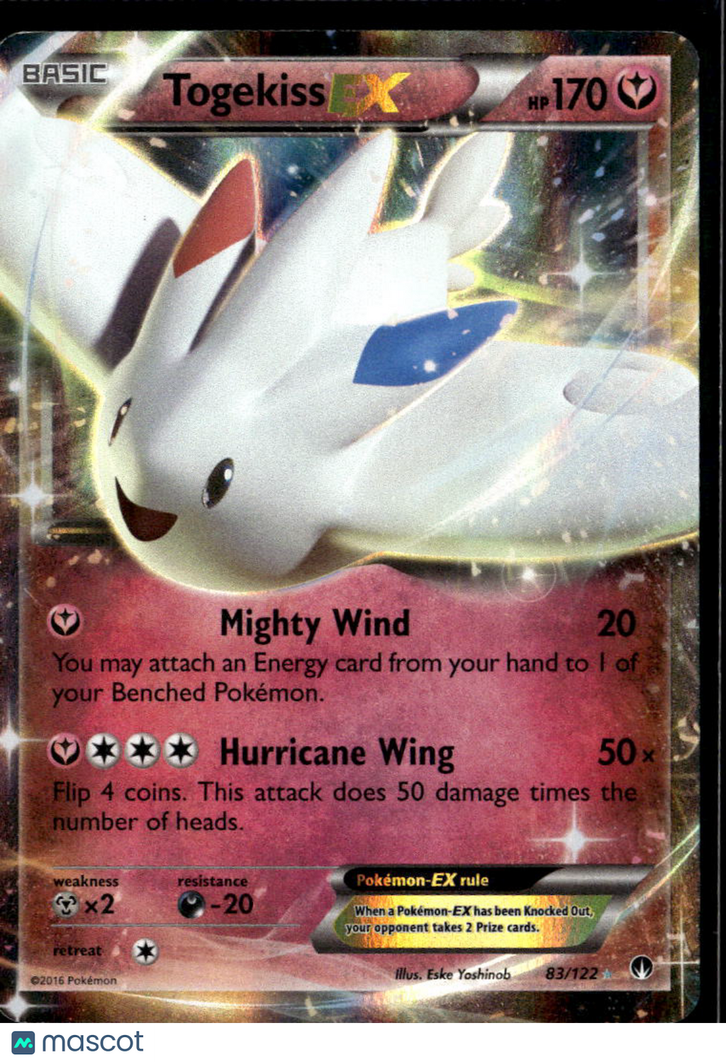 Togekiss EX 2016 BREAKpoint Holo Rare #83/122